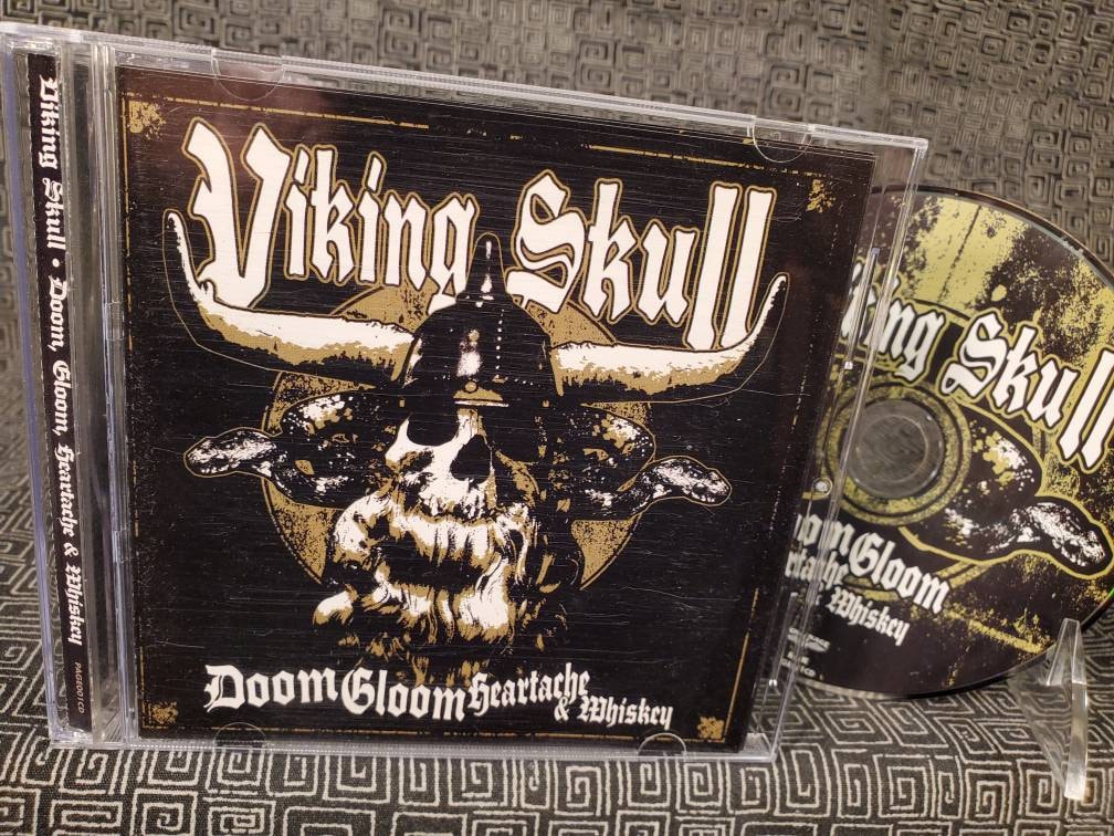 Viking Skull CD Doom, Gloom, Heartache and Whiskey - Stoner Rock