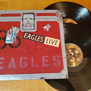 Eagles Vinyl - LIVE Greatest Hits 2 Record set - Play Tested LP  - Vg+ 1980 Take It Easy - Witchy Woman - Desperado - Joe Walsh