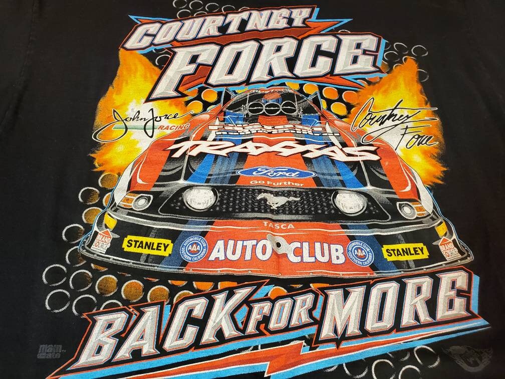 Courtney Force Funny Car T-shirt 2 Sided NHRA Tee Shirt - Etsy