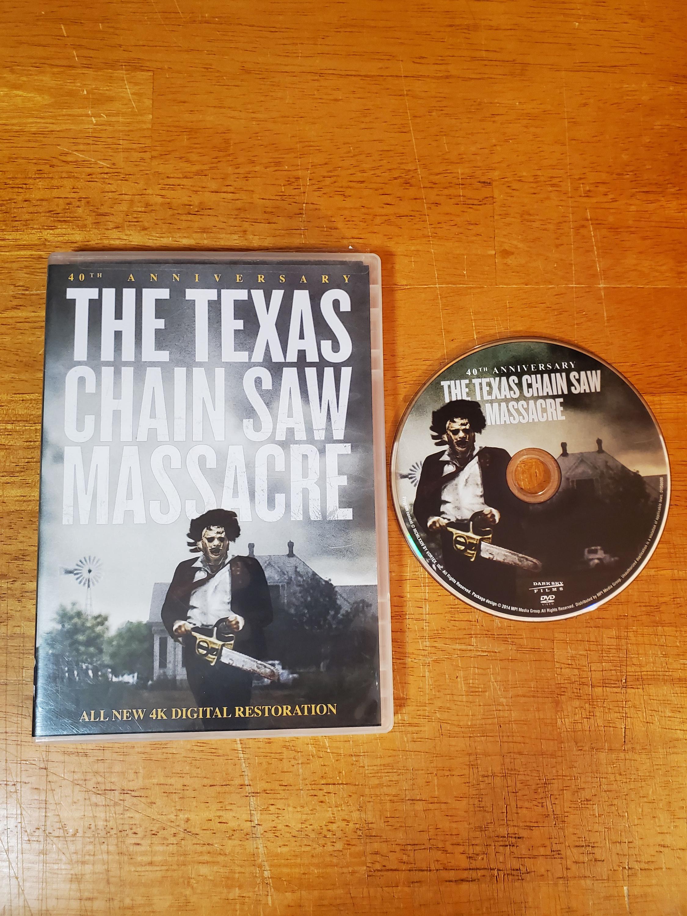 Texas Chainsaw Massacre DVD -slasher Horror Movie - Halloween