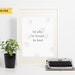 PRINTABLE Wall Art, Black and White Typography Printable, Inspirational ...