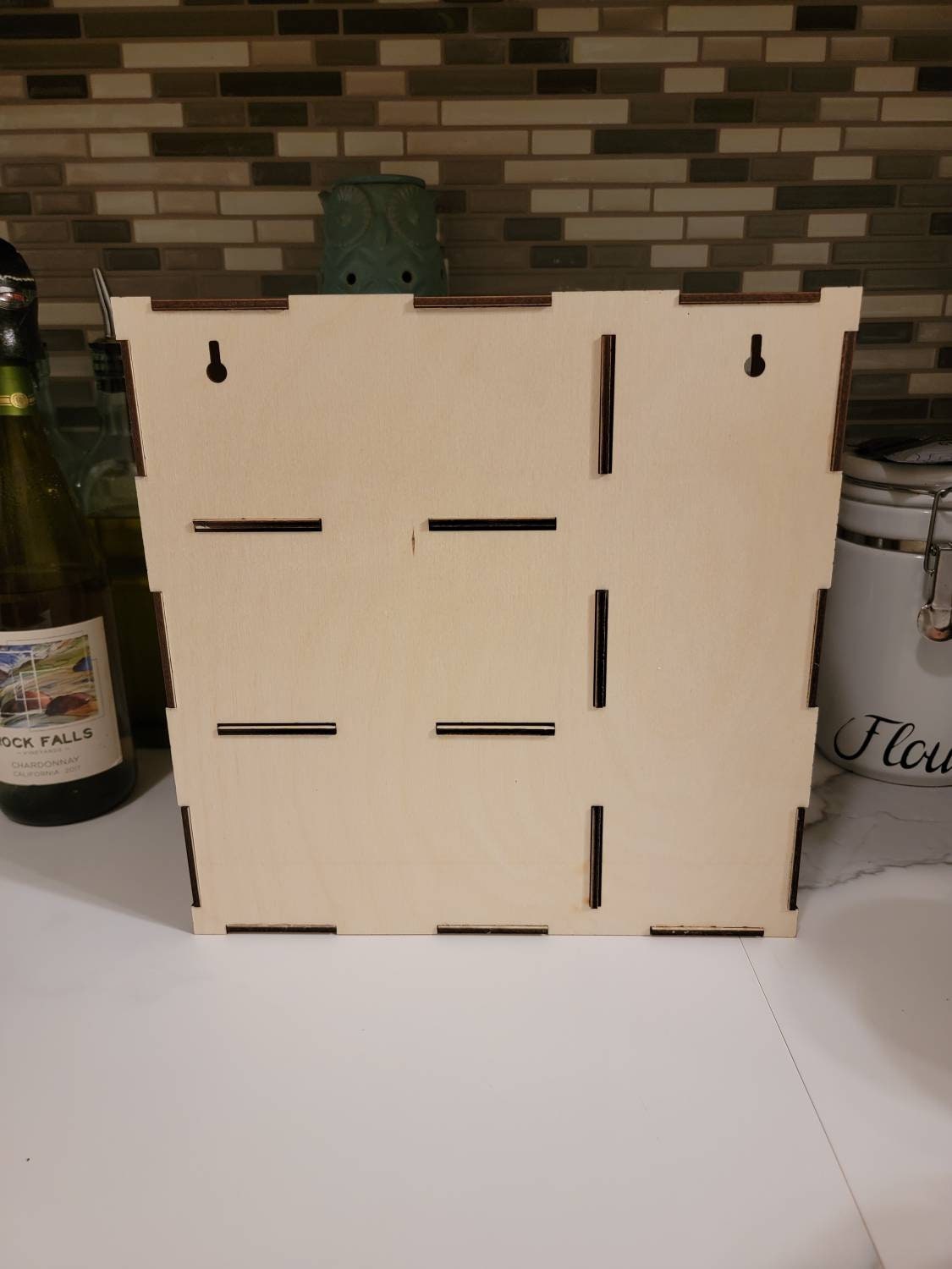 Laser Cut Wood ziplock Storage Bag Holder / Storage Bag Etsy