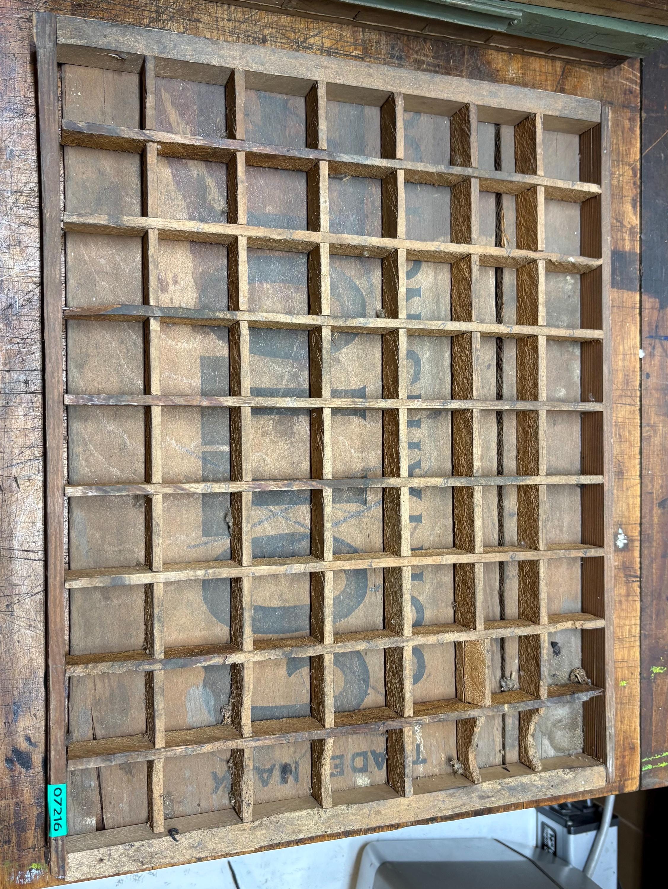 Small Letterpress Type Case Printers Drawer - Etsy