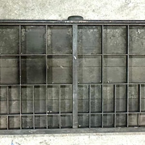 Nineteenth Century Hamilton Letterpress Space and Quad Job Type Case Printers Drawer