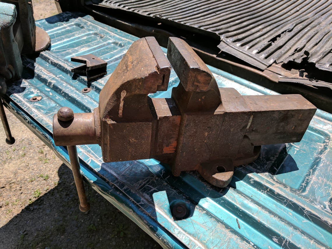 Vintage Bench Vise American Scales Co No 213A Etsy