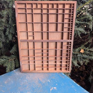 Letterpress California Job Type Case Printers Drawer