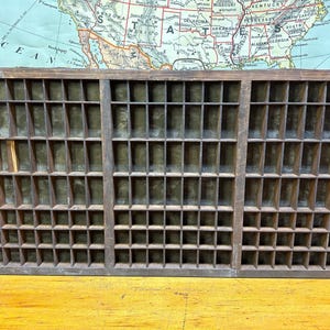 Nineteenth Century Hamilton Letterpress California Job Type Case Printers Drawer