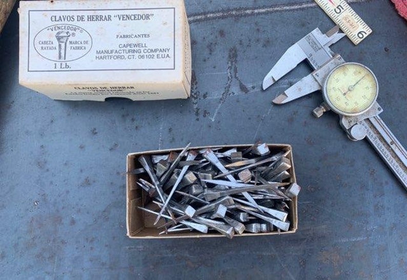 Capewell Horseshoe Nails 2 Stain Glass Lead Project Etsy