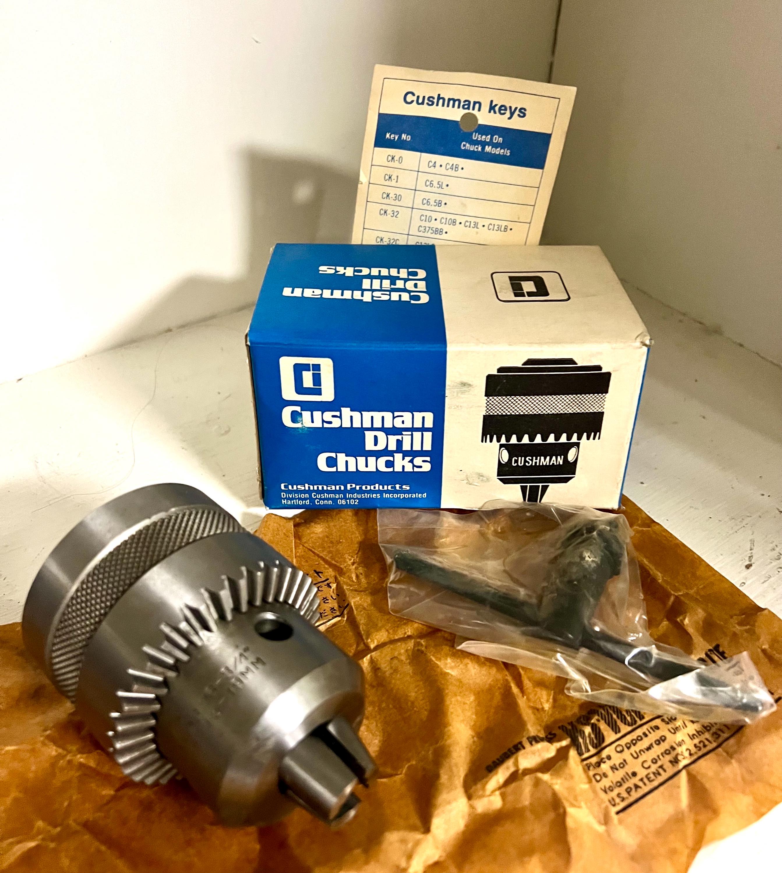 Cushman Ball Bearing Industrial Drill Chuck 3/16”-3/4” 3JT - Etsy