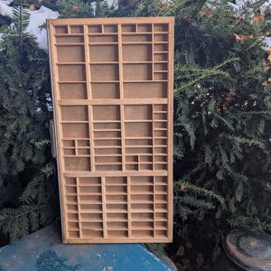 Letterpress California Job Type Case Printers Drawer