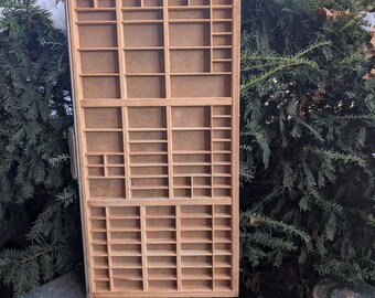 Letterpress California Job Type Case Printers Drawer