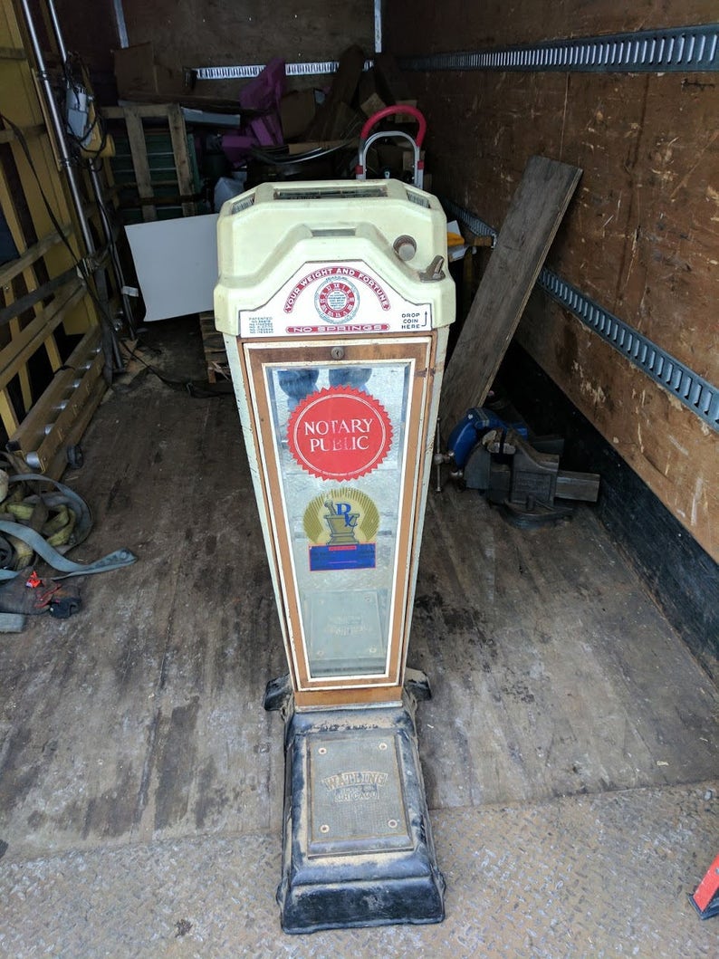 Antique Watling Fortune Telling Scale Etsy