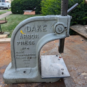 Vintage Dake No.0 Single Leverage  1-1/2 Ton  1940&#39;s