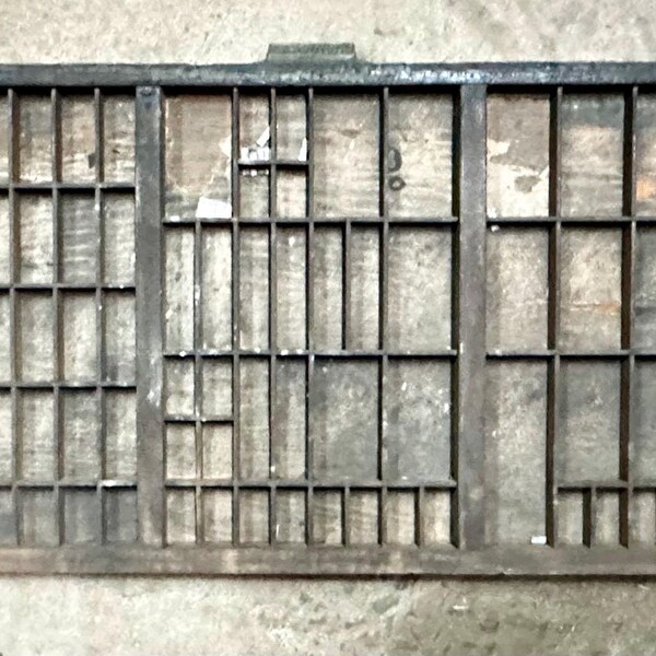Hamilton Letterpress California Job Type Case Printers Drawer