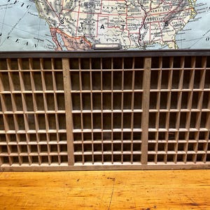 Clean Hamilton Letterpress Triple Case  Printers Drawer