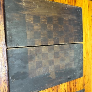 Antique Wooden  Folding Chess Board