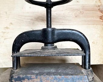 Antique Large Book Press  12 x 9