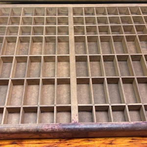 Hamilton Letterpress Dwie trzecie Typ pracy Drukarki szufladowe