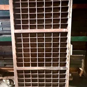 Hamilton Letterpress Triple Type Case Drukarki Szuflada