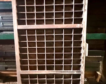 Hamilton Letterpress Triple Type Case Printers Drawer