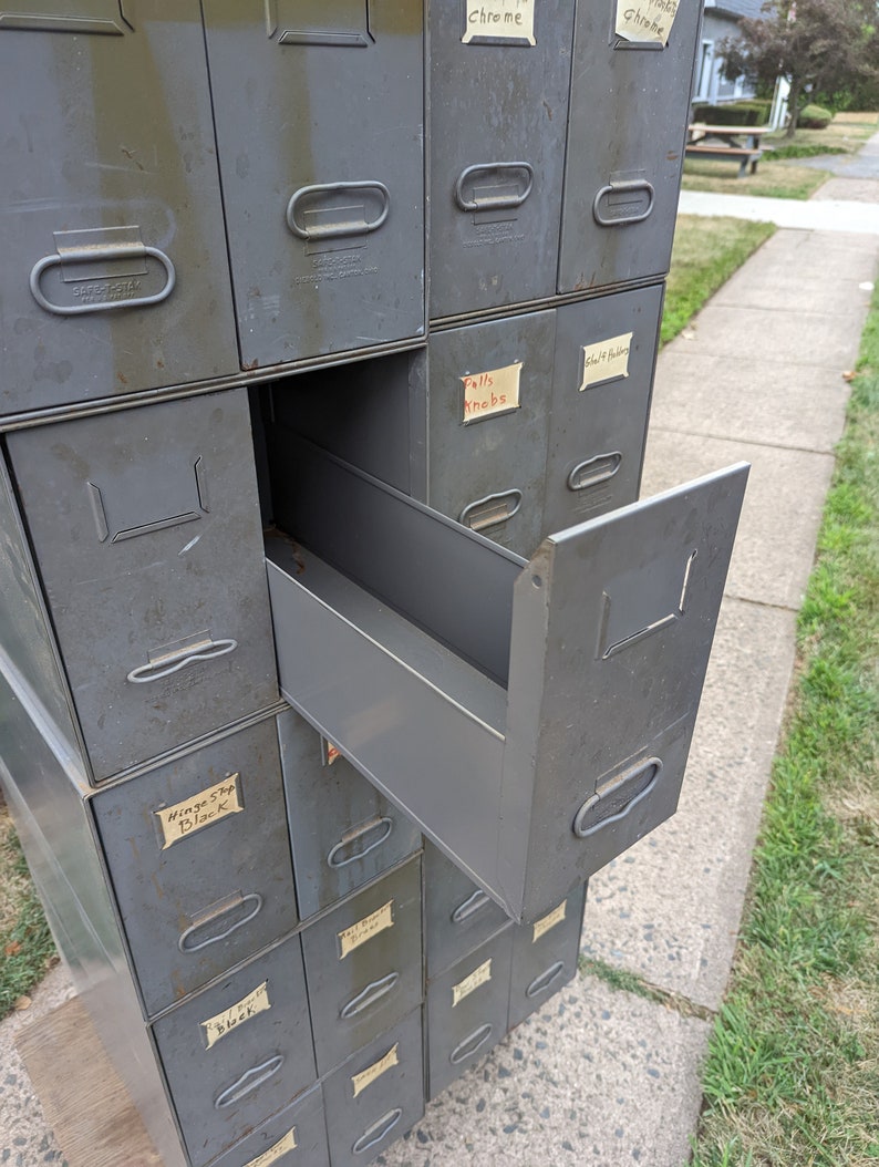 Vintage Safetstack File Storage Stackable Units 2 Drawer Etsy