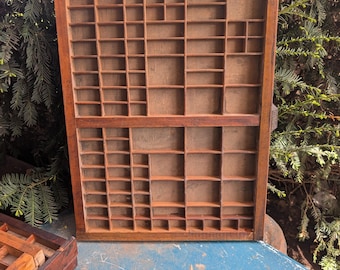 Hamilton Letterpress California Case 2/3 Size Case Job Type Printers Drawer