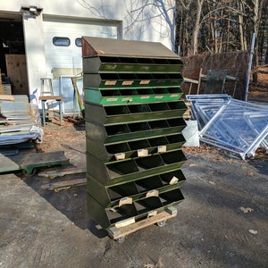 Metal Sectional Stacking Bin Unit Stackbin 9 unit Combo