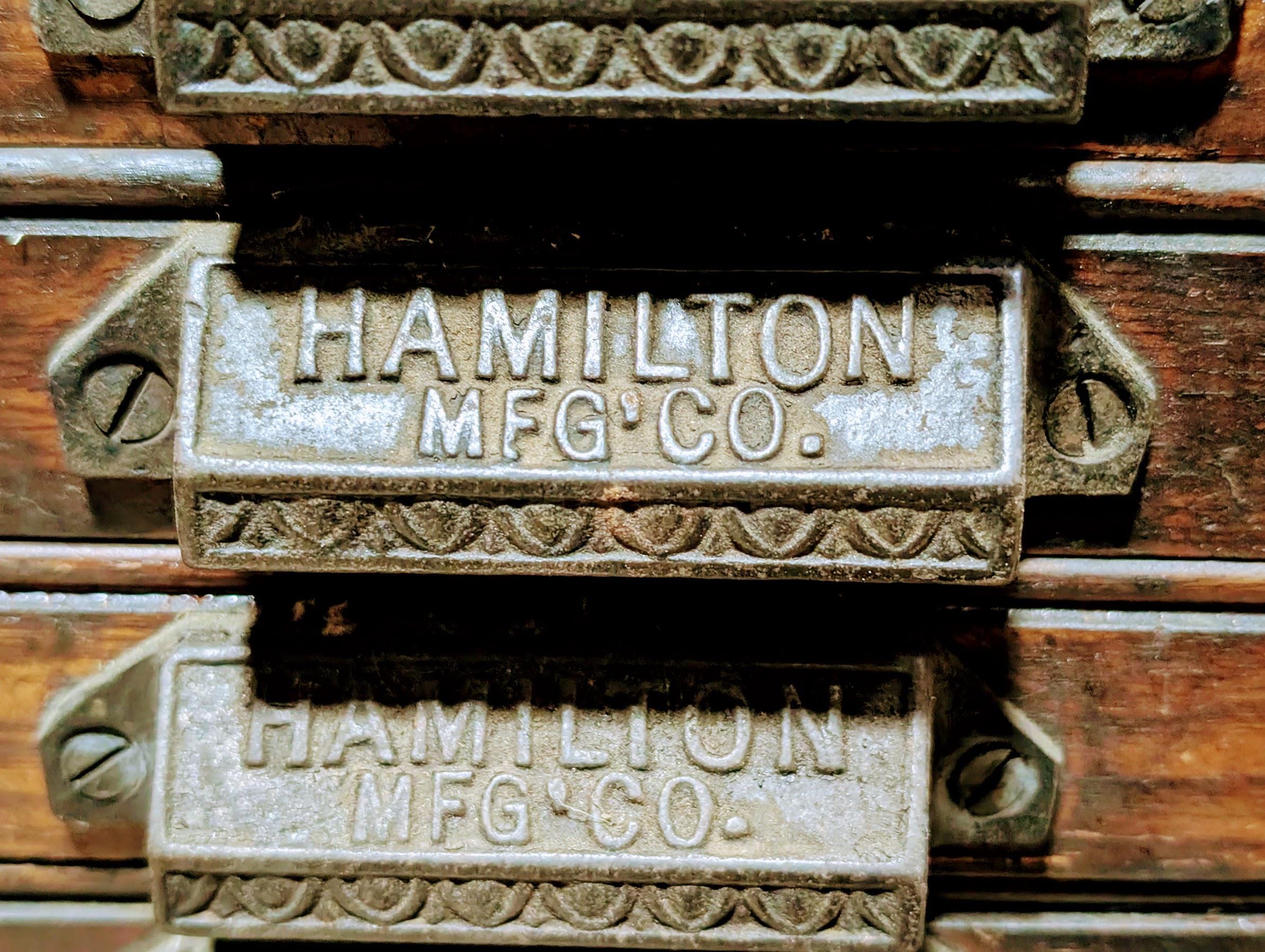 Hamilton Mfg Printers Type Case Pull Handle Cast Iron #1 - Etsy