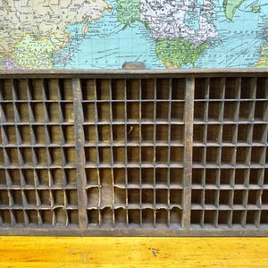 Hamilton Letterpress Triple Case  Printers Drawer