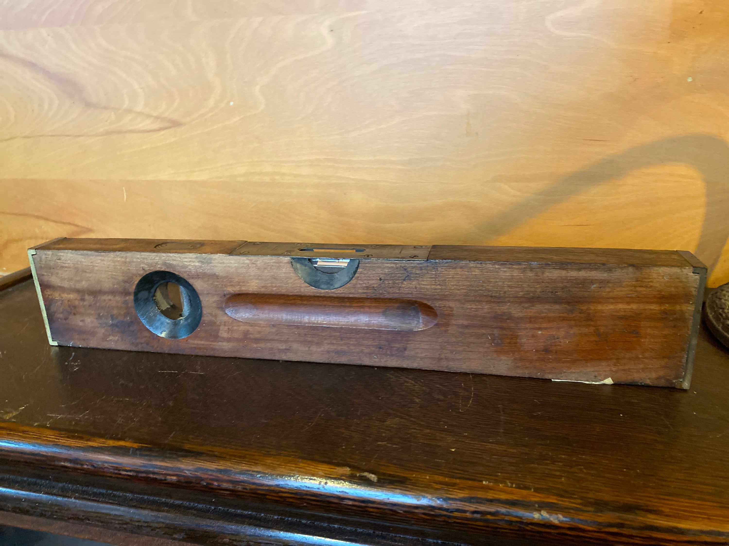 Antique Wooden Level 3T 18 Stanley 9W Etsy