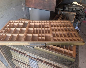 Hamilton Letterpress California Job Type Case Printers Lade