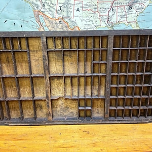 Hamilton Letterpress California Job Type Case Printers Drawer