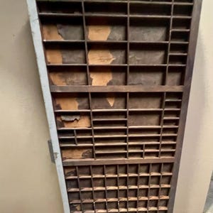 Hamilton Letterpress California Job Type Case Printers Drawer