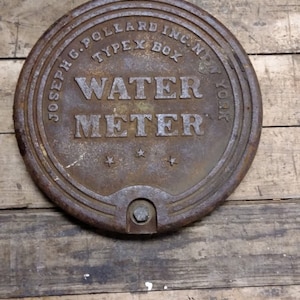 Vintage Water Meter Covers