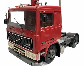 Herpa Volvo F12 + Semi-remorque Tautliner 3 Essieux DFDS DK - HO 1/87 - Occasion Excellent état