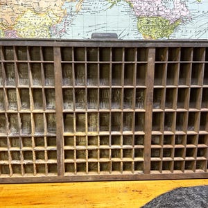 Hamilton Letterpress Triple Case Printers szuflada