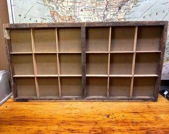 Hamilton Letterpress Figure Case Job Type Case Printers Drawer