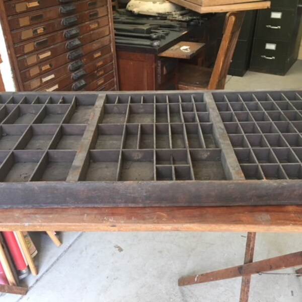 Hamilton MFG Co. Letterpress Typeset Drawer '21' USPS