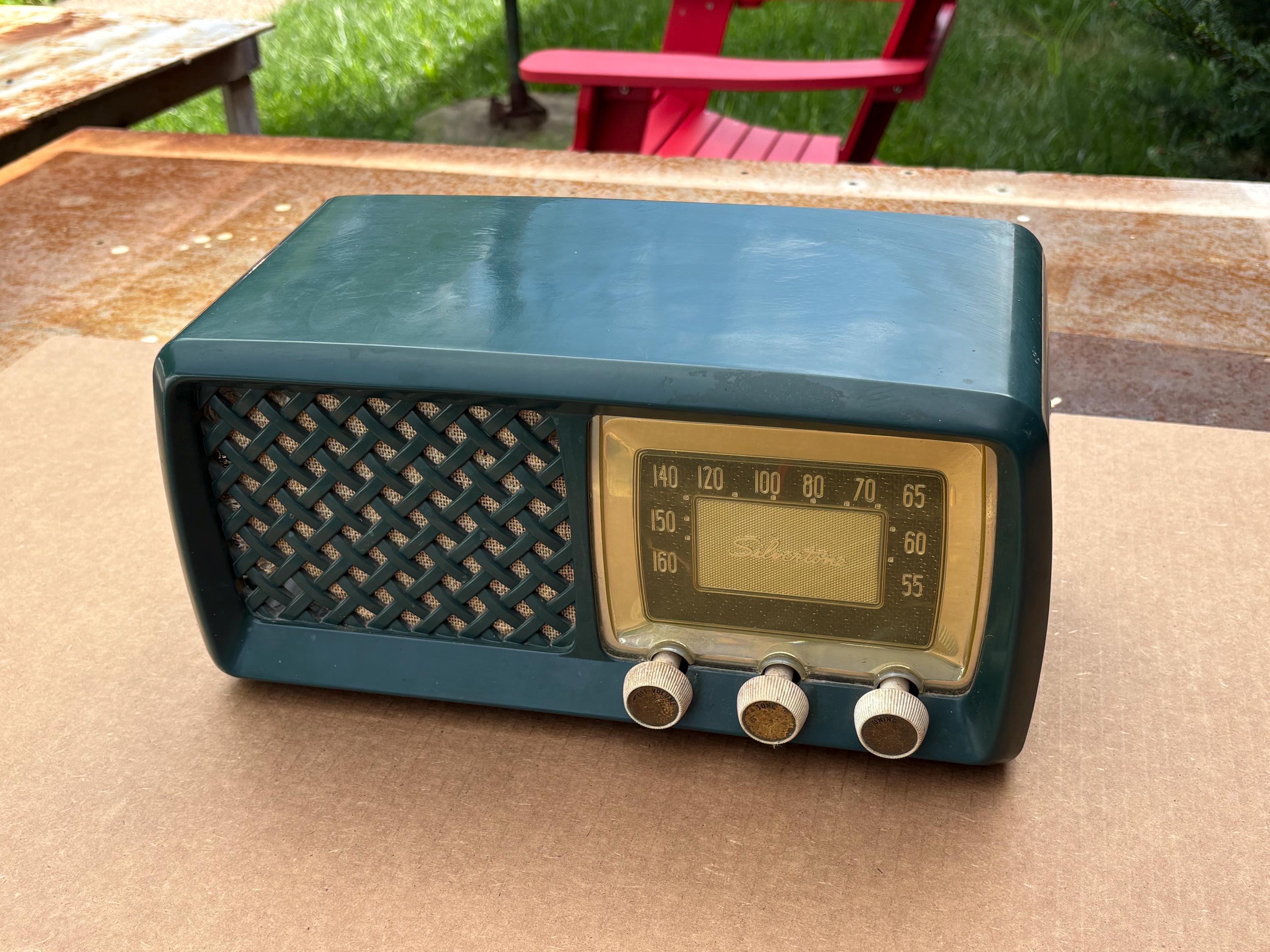 Sears Silvertone Radio - Etsy