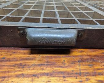 Hamilton Mfg Printers Type Case Pull Handle Steel