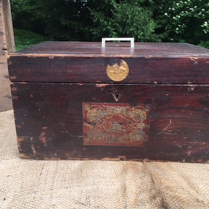 Very Beautiful Homemade Sewing Chest