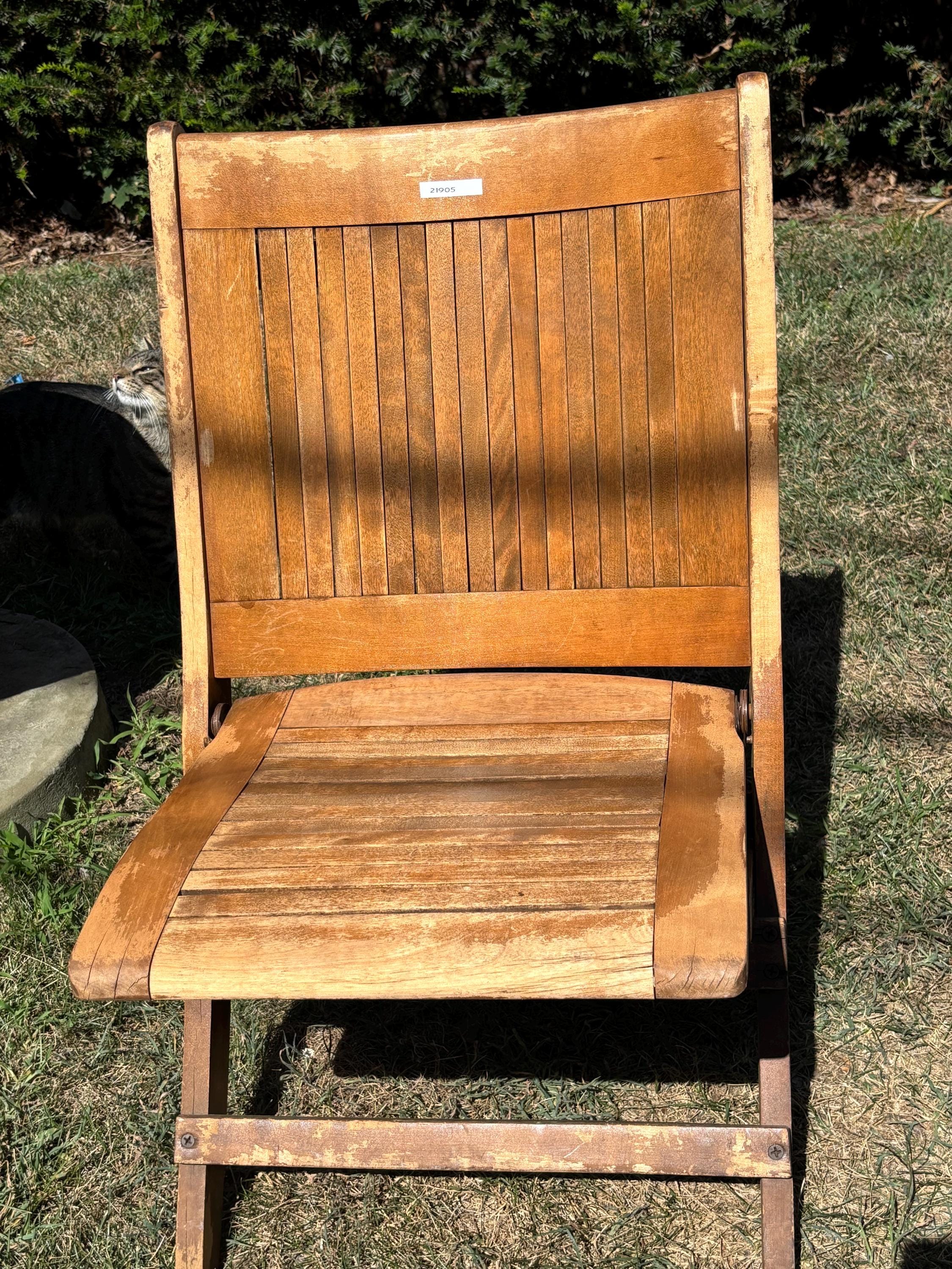 Antique wooden folding chair - Etsy 日本