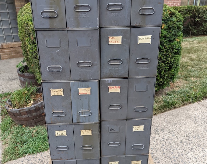 Vintage Safe-t-stack File Storage Stackable Units 2 Drawer - Etsy