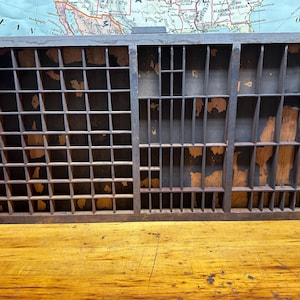 Rare Hamilton Letterpress Patterson Job Type Case Printers Drawer