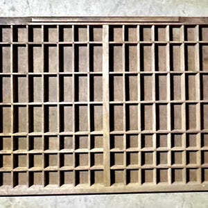 Hamilton Letterpress 2/3 size Dearing Job Type Case  Printers Drawer
