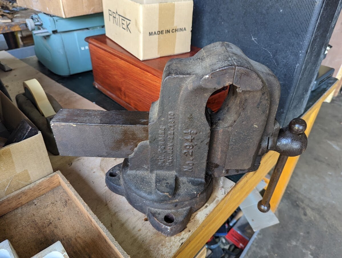 Extremely Rare Antique Parker 294-1/2 Aviation Bench Vise W - Etsy