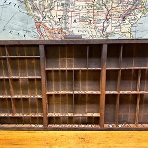 Unique Hamilton Letterpress Full Size Job Type Case Printers Drawer