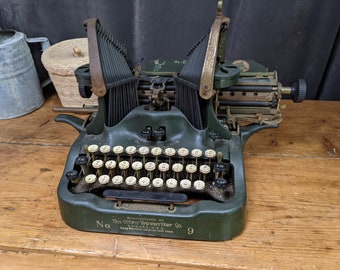 Working 1913 the Oliver Typewriter No 9 - Etsy