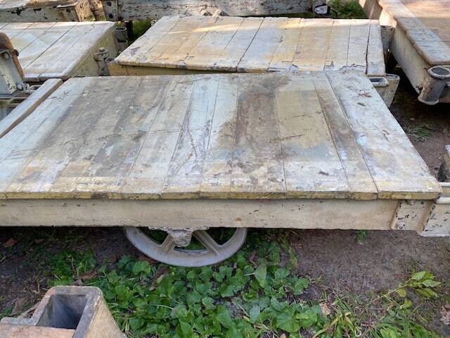 Genuine All Original Nutting Factory Furniture Railroad Cart BP638