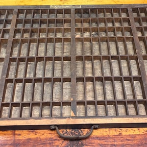 Hamilton Letterpress Quadruple Job Type Drukarki szufladowe